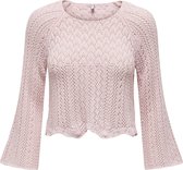 Only Trui Onlnola Life 3/4 Pullover Knt Noos 15233173 Candy Pink Dames Maat - S