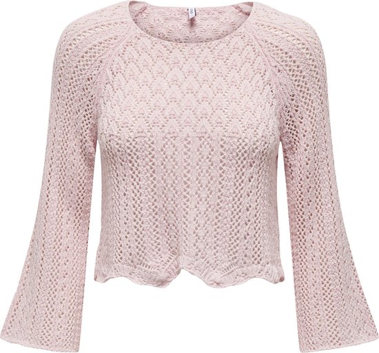 Only Trui Onlnola Life 3/4 Pullover Knt Noos 15233173 Candy Pink Dames Maat - S