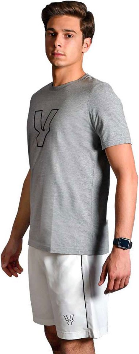 Volt Padel Casual T-shirt Met Korte Mouwen Grijs L Man