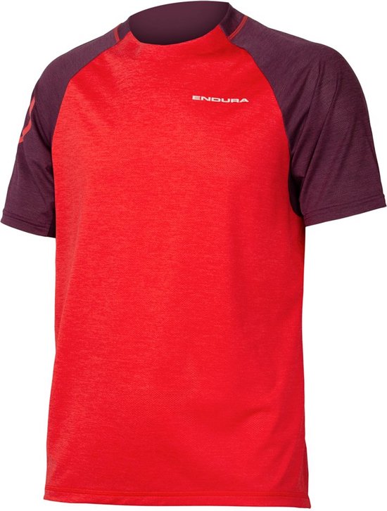 Endura Singletrack T-shirt Met Korte Mouwen Rood 2XL Man