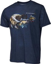 Savage Gear Cannibal T-shirt Met Korte Mouwen Blauw 2XL Man