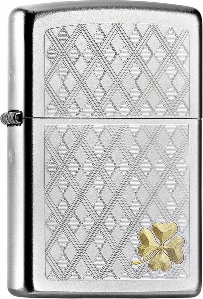 Goedkoopste Zippo aansteker argyle clover
