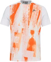 Head Racket Padel Tech T-shirt Met Korte Mouwen Oranje 2XL Man