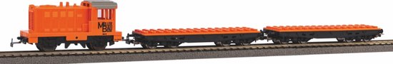Piko Trein H0 RC Startset - Goederentrein met 2 wagons geschikt voor bouwstenen (57143) - Piko H0
