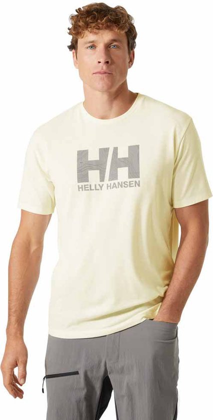 Helly Hansen Skog Recycled Graphic T-shirt Met Korte Mouwen Geel M Man