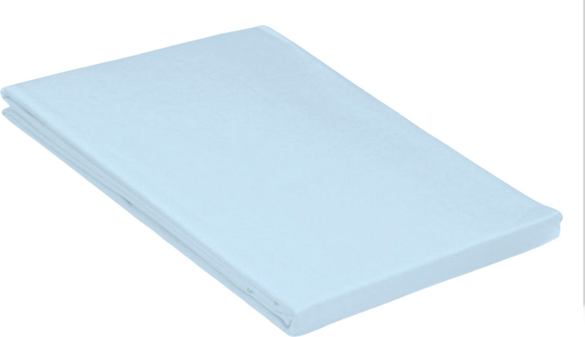 Comfortabel Hotelkwaliteit Laken - 240x275 cm - 100% Katoen - Licht Blauw Bedlaken - Tweepersoons Lits-jumeaux - 240x275 - Zacht & Fris