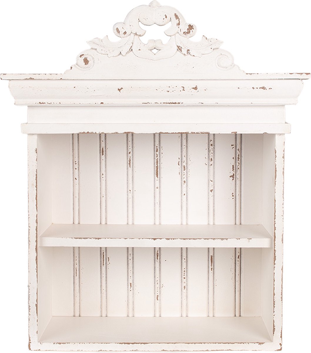 Wandrek 51x20x60 cm Wit Houtproduct Keukenrek