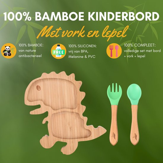Bubba Bear Kinderservies-set | Kinderbord met zuignap