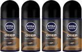NIVEA Deo Roller Deep Espresso 4 x 50 ml