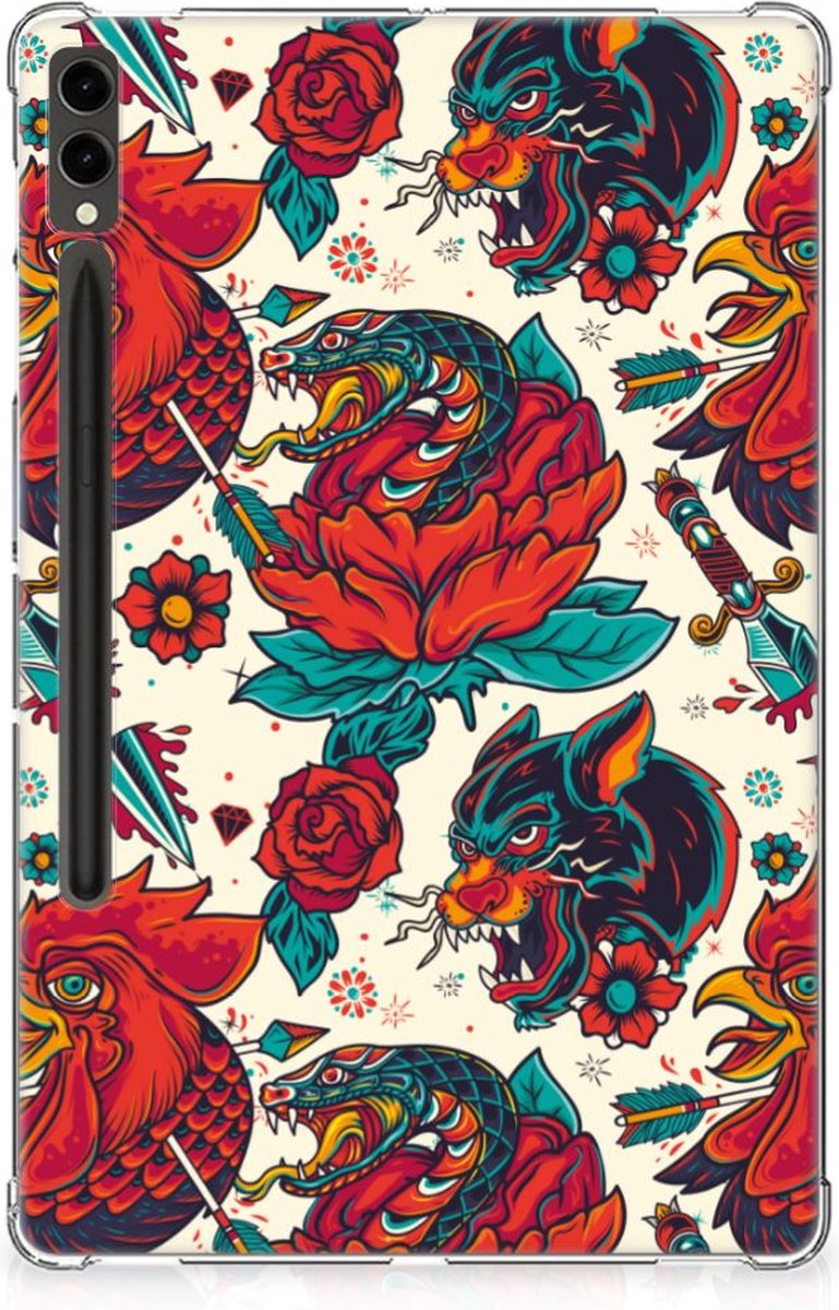 Tablet Backcover met foto voor Samsung Galaxy Tab S9 Plus Old Skool