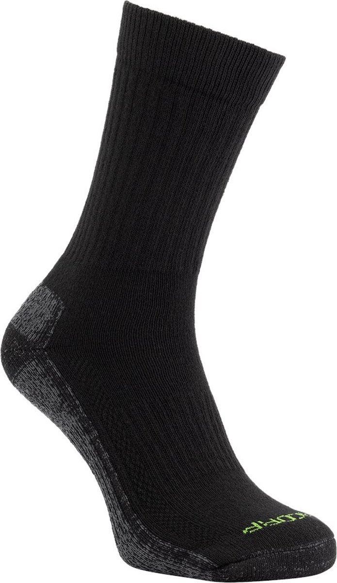 Tricorp Werksokken Circulair 2-pack 602701 - Zwart/Donkergrijs - 43-46