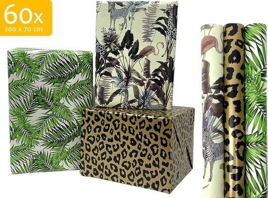 Made2trade Lot De 3 Papiers Cadeaux De 13 Pièces - 4 X 200 X