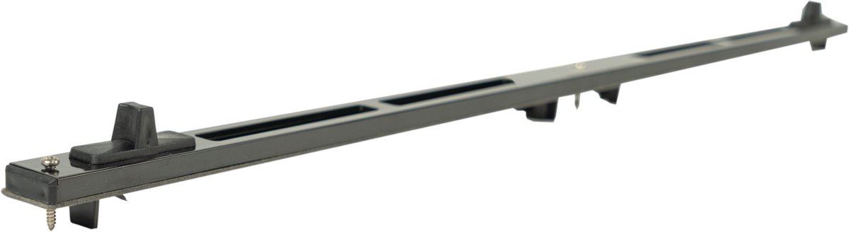 Airace Gleufluchtventilatie - Afsluitbaar binnenrooster - zwart ral 9005 - Type V-588-Z-1