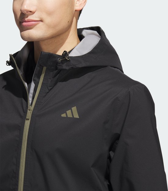 adidas Performance RAIN.RDY Jack - Heren - Zwart- XS van adidas — afbeelding 4