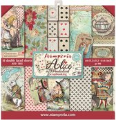 Stamperia - Alice in Wonderland 6x6 Inch Paper Pack (SBBXS03)