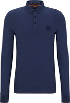 BOSS - Passerby Polo Donkerblauw - Slim-fit - Heren Poloshirt Maat M