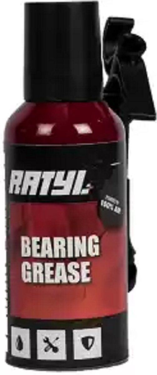 Ratyl Bearing Grease is een zeer hoogwaardig, universeel toepasbaar multifunctioneel lithiumcomplex vet, 100ml met kwast