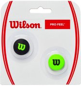 Wilson Pro Feel Vibratiedemper / Tennisdemper - Zwart/Groen