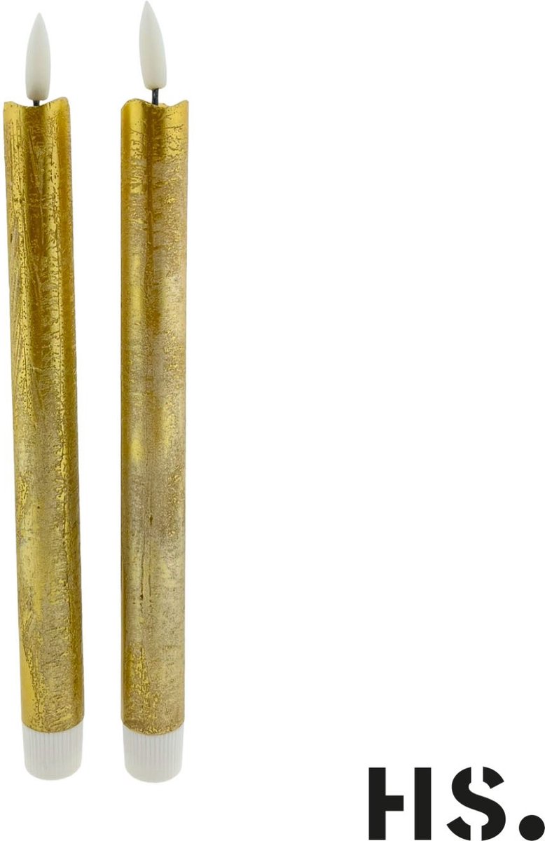 Home Society - Dinerkaars - Goud - Led - Maat L - Setje van 2 Stuks
