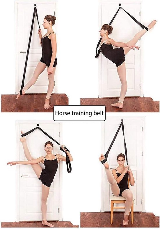 *** Yogamat Draagriem - Yoga Mat Strap Sling Zwart - van Heble® *** van Heble® — afbeelding 4