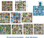 Stammetjes Beloningsstickers Dieren - Motivatie voor kinderen - 560 Stickers
