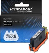 PrintAbout huismerk Inktcartridge 364XL (CB322EE) Foto-zwart Hoge capaciteit geschikt voor HP