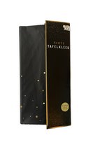 Tafelkleed zwart met gouden stippen 180 cm x 130 cm | Kerst / Oud en Nieuw / Themafeest | Tafeldecoratie.