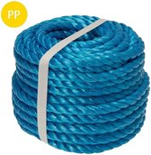 polypropyleen touw blauw Stabilit 10mm dik 20meter lang 190kg trekkracht