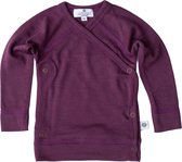 Lille Barn - Pull portefeuille en laine Bébé - laine mérinos - Violettes écrasées - taille 68