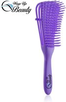 Detangler Brush for curly hair – Detangling Brush – Antiklit Haarborstel – Hairbrush – Stylingborstel (Paars)