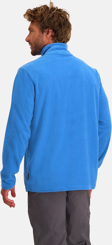 Gilet polaire NOMAD® Homme | Taille M | Bleu | Pull en polaire extensible | Pull demi-zip | Chaud et respirant