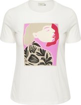 Kaffe Curve KCamina T-Shirt Dames T-shirt - Maat S