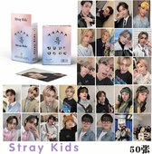 KPOP 50pcs/box Stray Kids Photocard Holographic Stray kids [Fotokaarten]