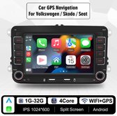 Autoradio Apple Carplay, Android Voor Volkswagen Golf 5 6 Polo Passat B6 B7 Cc Skoda Jetta Universele Muiltmedia Carplay Wifi Gps Navigatie