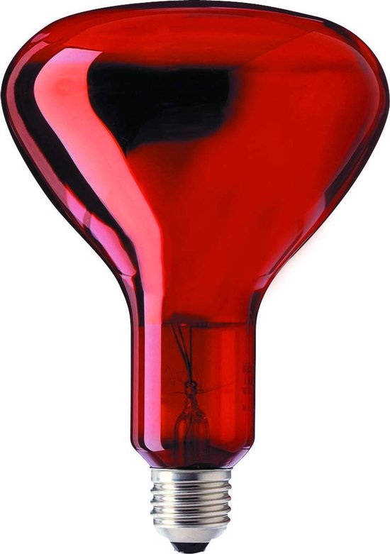 Thorgeon Lampe standard spéciale 100 W E27 R95 ROUGE Infrarouge Heat Industrial à incandescence