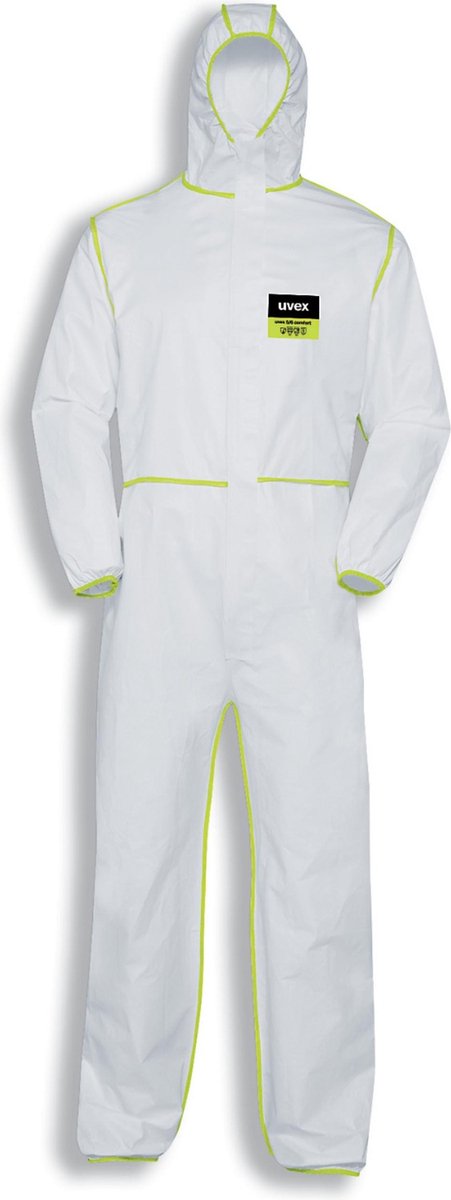 Uvex Witte wegwerpoveralls (98710)