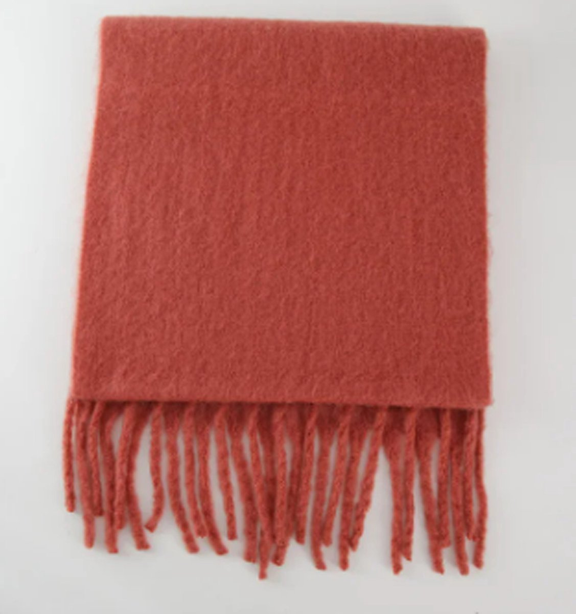 Sjaal Spicy Red / Fluffy sjaal met franjes / chunky fluffy scarfs / accessoires dames Sjaal / wintersport / fluffy sjaal / fluffy scarf
