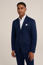 WE Fashion Heren slim fit blazer met dessin