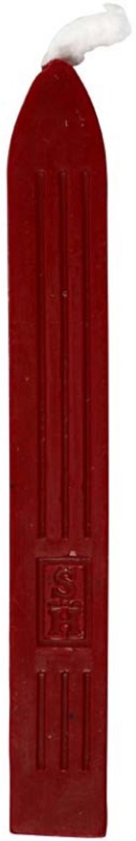 Creotime Zegel Was Rood 10 Cm 3 Stuks