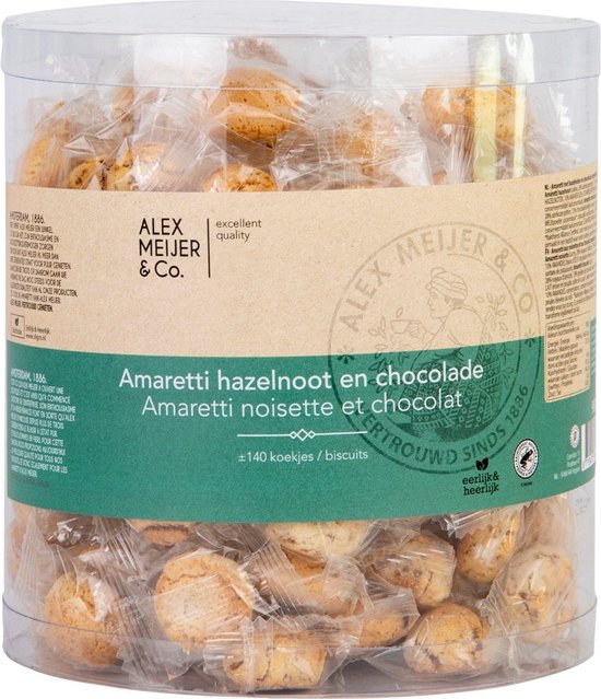 Alex Meijer Amarettini hazelnoot - Silo 140 stuks | bol