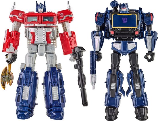 Foto: Transformers reactivate action figure 2 pack optimus prime soundwave