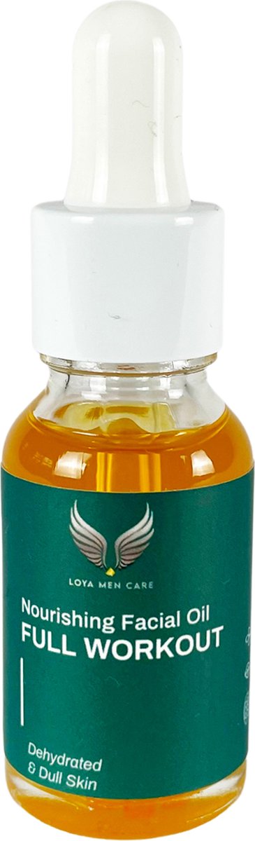 Loya MenCare® - Full Workout - Serum - Voedende olie - Droge en doffe huid - Gezichtsverzorging mannen15ml