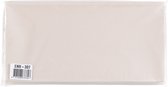 Nellie Snellen - slimline enveloppen wit - 5x envelop voor slimlinekaart - landscape - langgerekt - 110x220mm Gebroken Wit