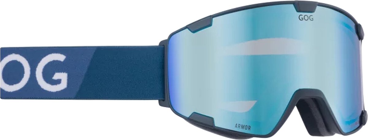ARMOR - Skibril - Snowboard - Mat Blauw - Maat one size - Unisex