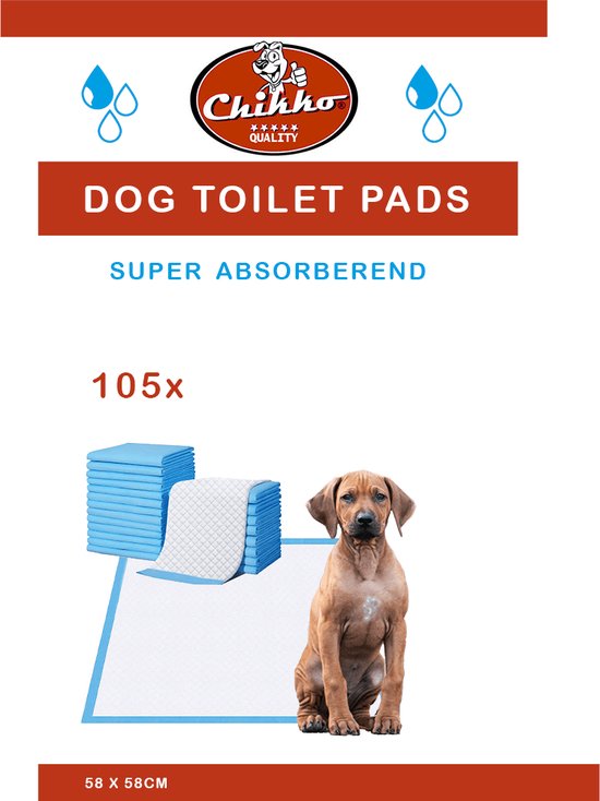 Chikko Quality Puppy Training Pads (105 stuks) bol