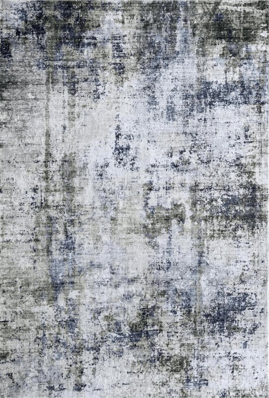 Vloerkleed Wit Groen Tapijt 160x230 cm