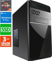 Office PC - Ryzen 3 - 512GB SSD - 16GB RAM - Radeon RX Vega 8 - WX28276 - Windows 11 - ScreenON - Allround Computer + WiFi & Bluetooth