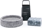 Amberblokjes - Gift Set - Geurblokjes Set met Schaaltje, Rasp en Geurzakje - Ylang Ylang