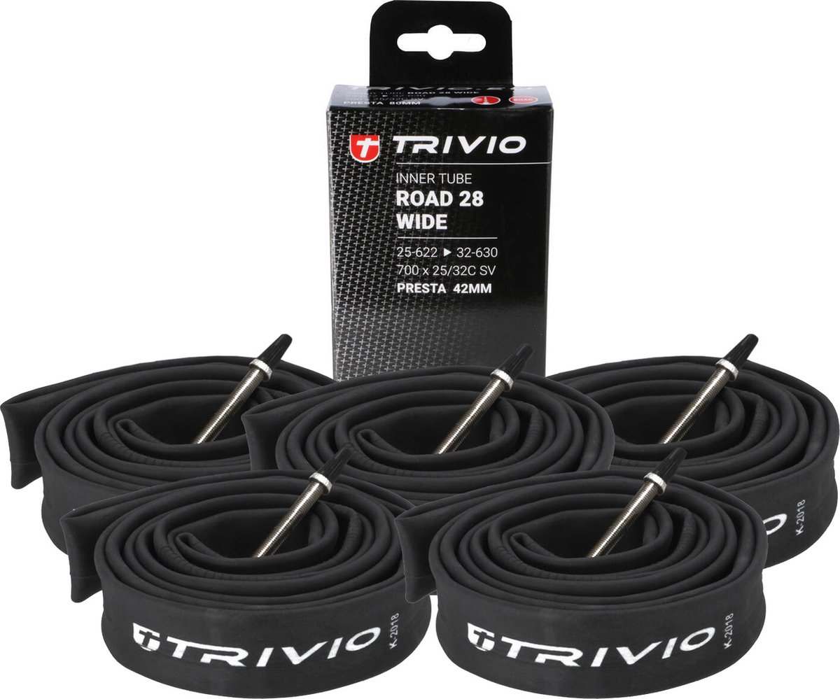 Trivio - 5x Race Binnenband 700X25/32C SV 42MM Presta voordeelpakket