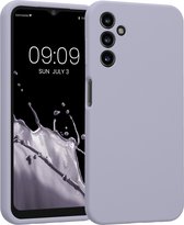 kwmobile telefoonhoesje geschikt voor Samsung Galaxy A14 5G - TPU backcover met siliconen coating - Smartphone case in pastel-lavendel